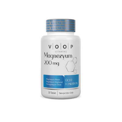 Voop Magnezyum 200 mg 30 Tablet