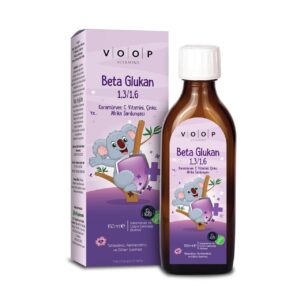 Voop Beta Glukan 1,3/1,6 Kara Mürver, Vitamin C, Çinko Şurup 150 ml