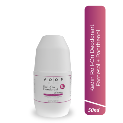 VOOP Farnesol-Panthenol Doğal Roll-On Deodorant KADIN 50 ml